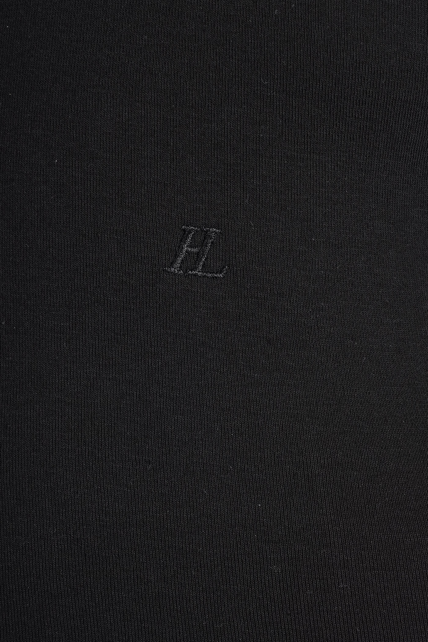 Helmut Lang Slashed Mini Dress Cut-out Sleeves In Black