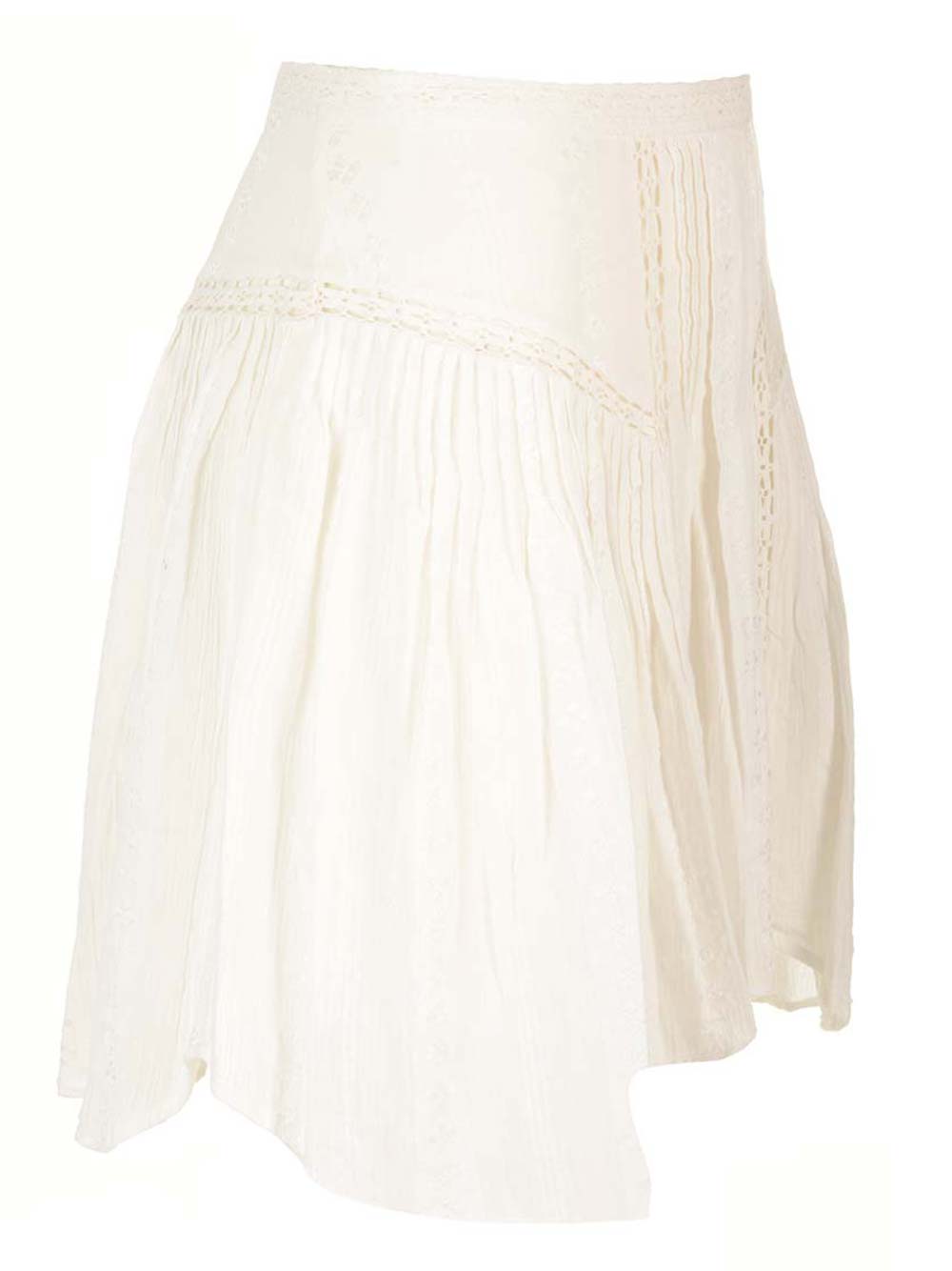 Shop Isabel Marant Jorena Mini Skirt In White