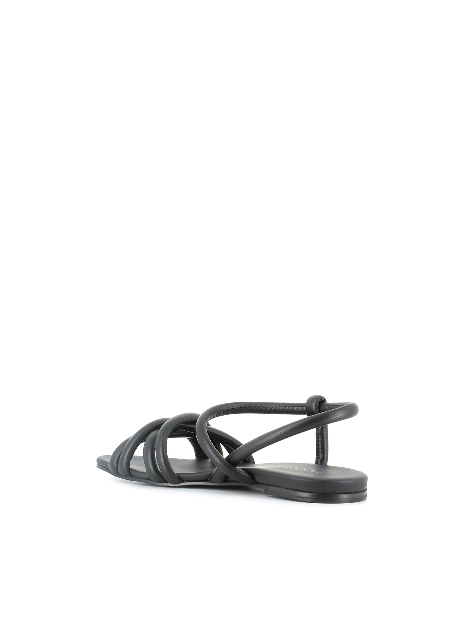 Del Carlo Strappy Flat Sandals In Multi