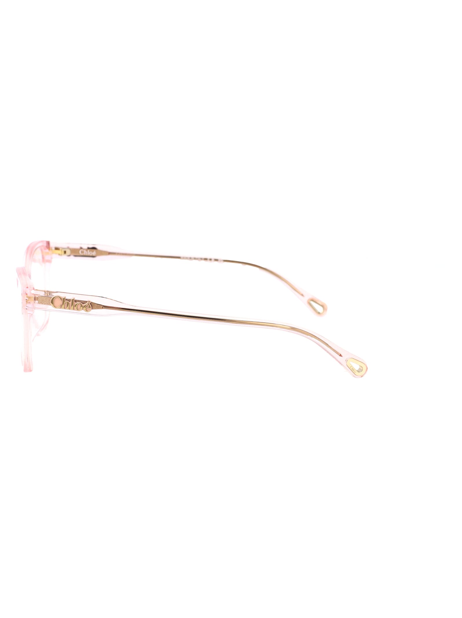 Chloé Ch0276oa Glasses In Pink-pink-transparent