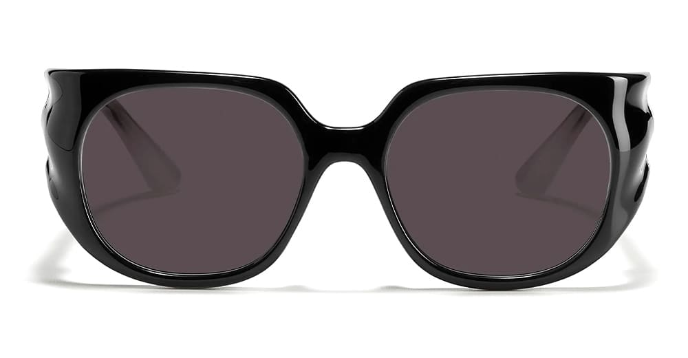 Junk Plastic Rehab Jingo - Eclipse Fade Sunglasses In Black
