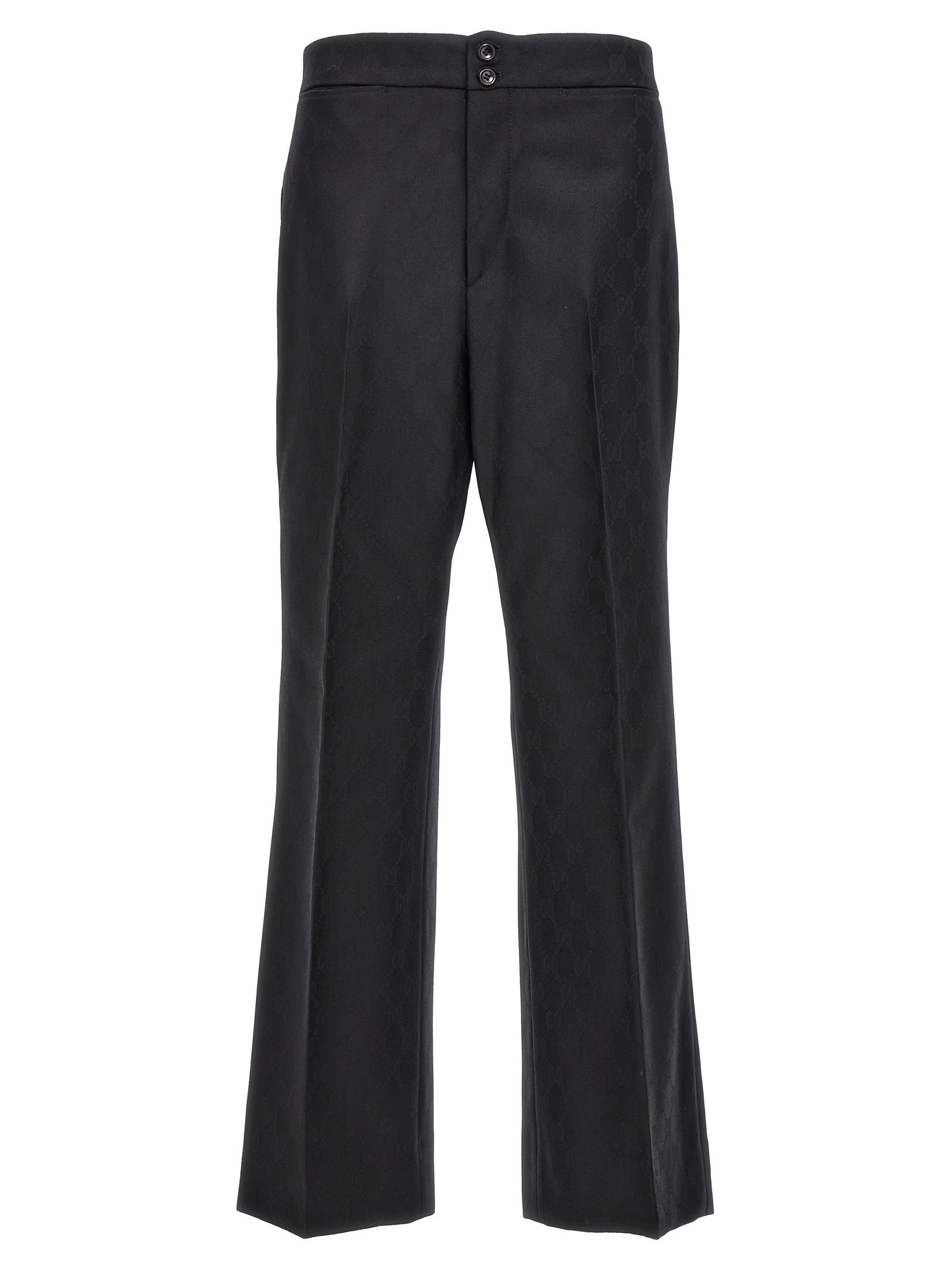 Gucci Gg Trousers In Black