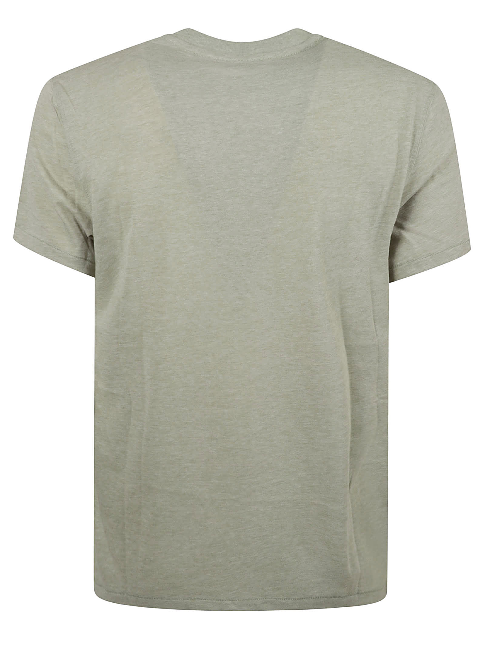 Tom Ford Mn Cut And Swen Crewneck T-shirt In Iced Pistachio