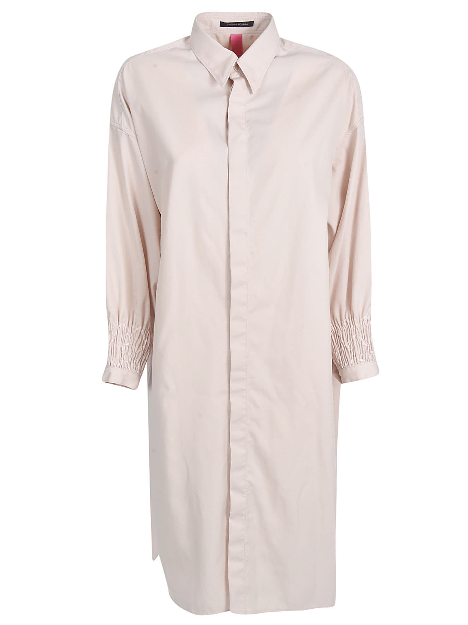 Y's Long Shirt Dress In Pink