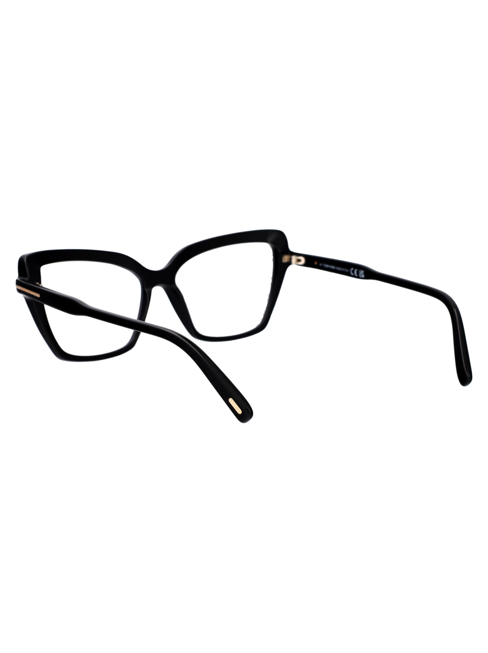 Shop Tom Ford Ft5948-b Glasses In 001 Nero Lucido