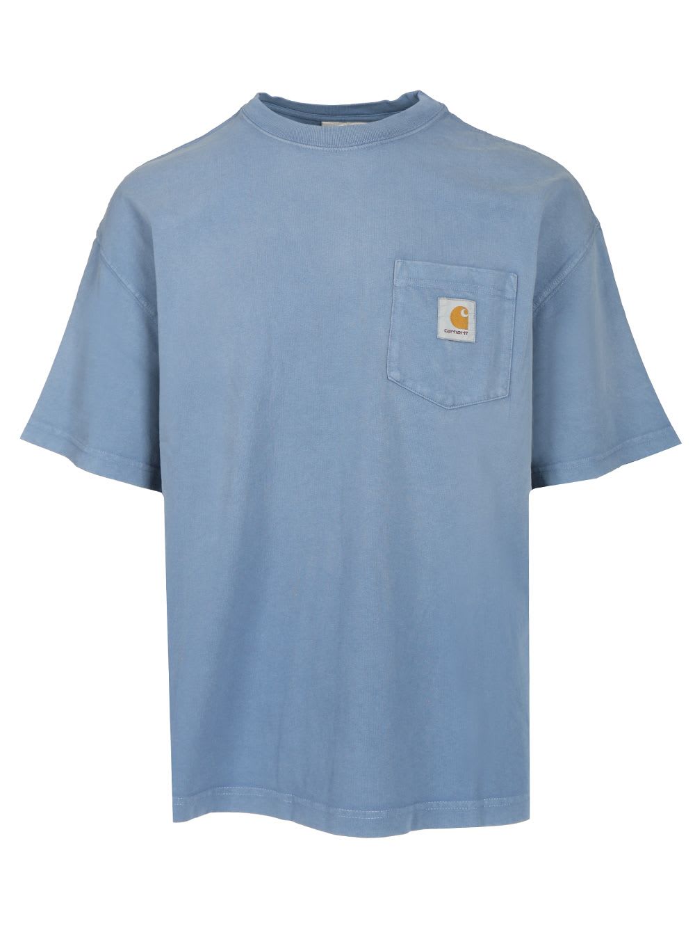 Carhartt Wip Short Sleeves Hudson Pocket T-shirt In Blue