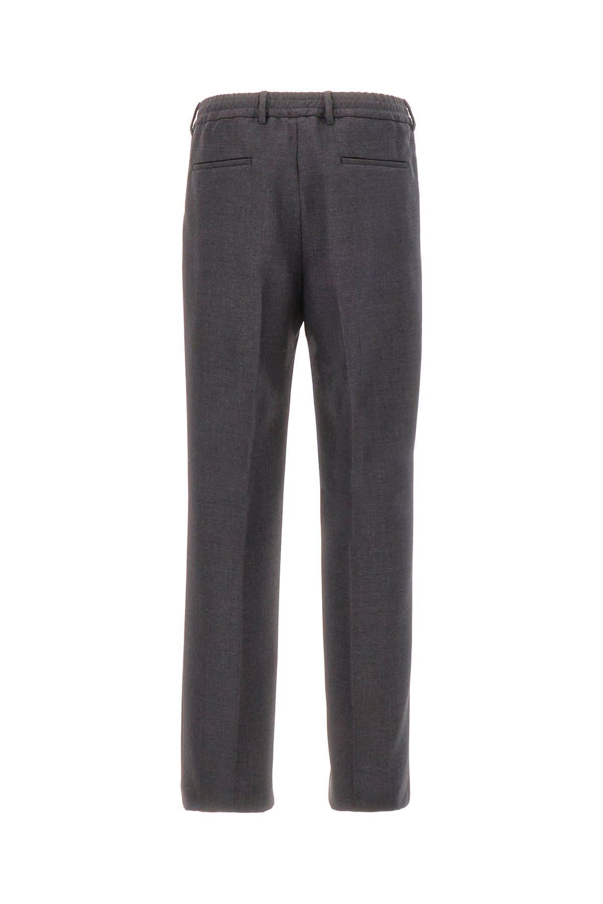 FENDI DARK GREY WOOL PANTS 