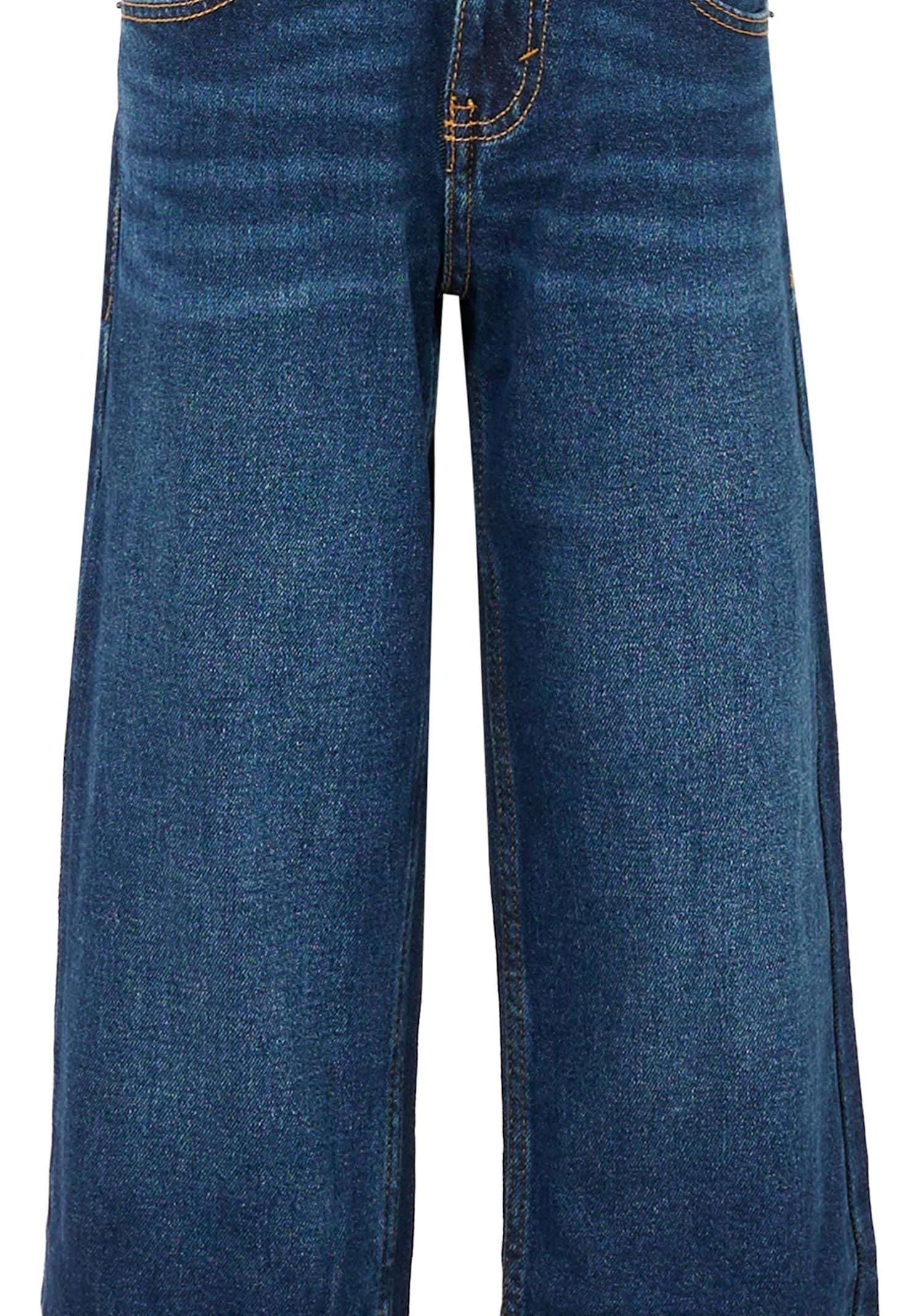 Levi's Denim Jeans For Boy With Logo In Blue