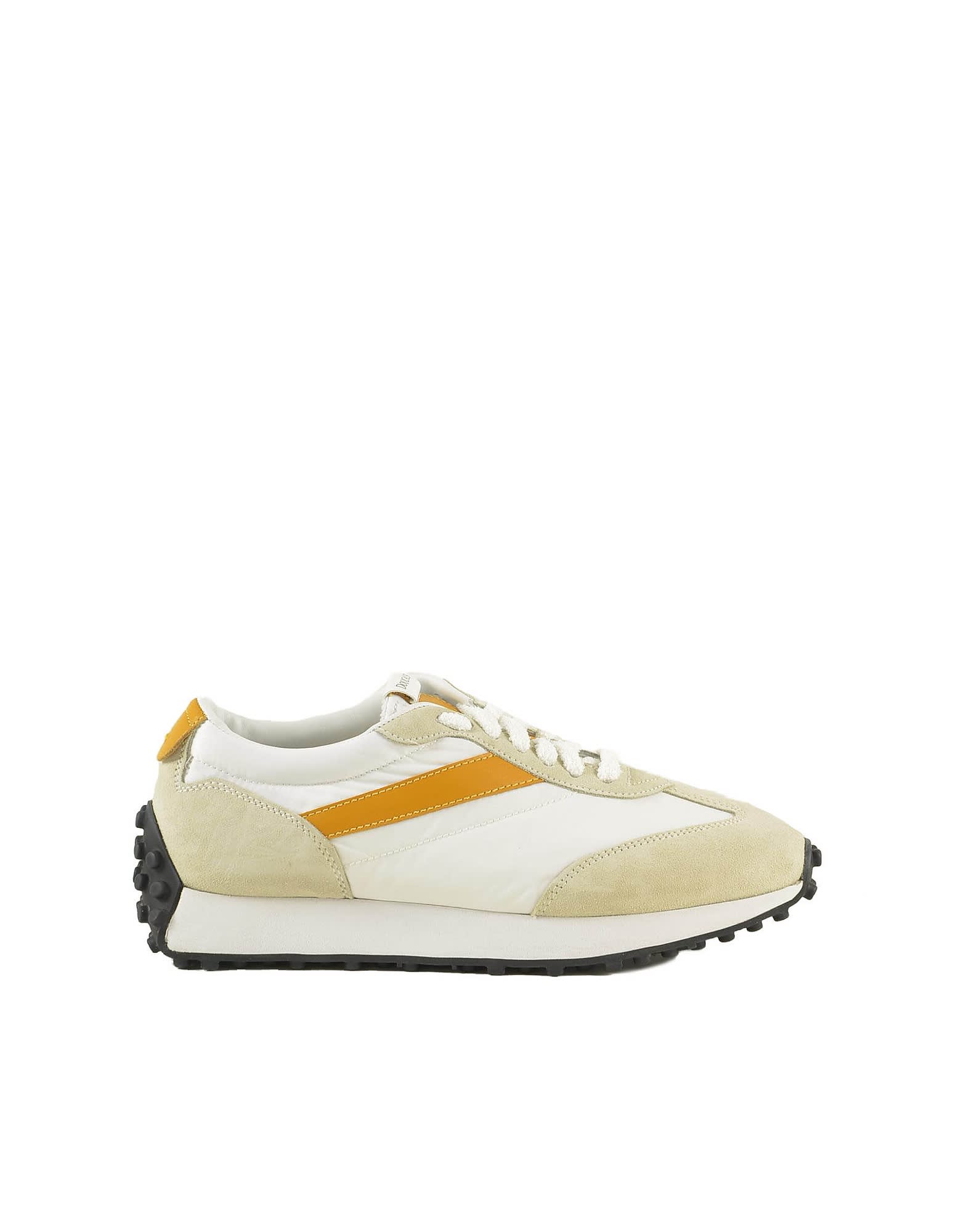 Doucal's Mens White / Brown Sneakers
