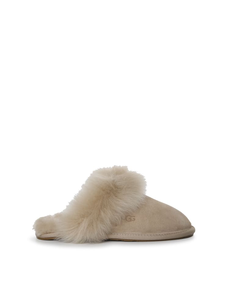 UGG Slippers In Fur And Suede