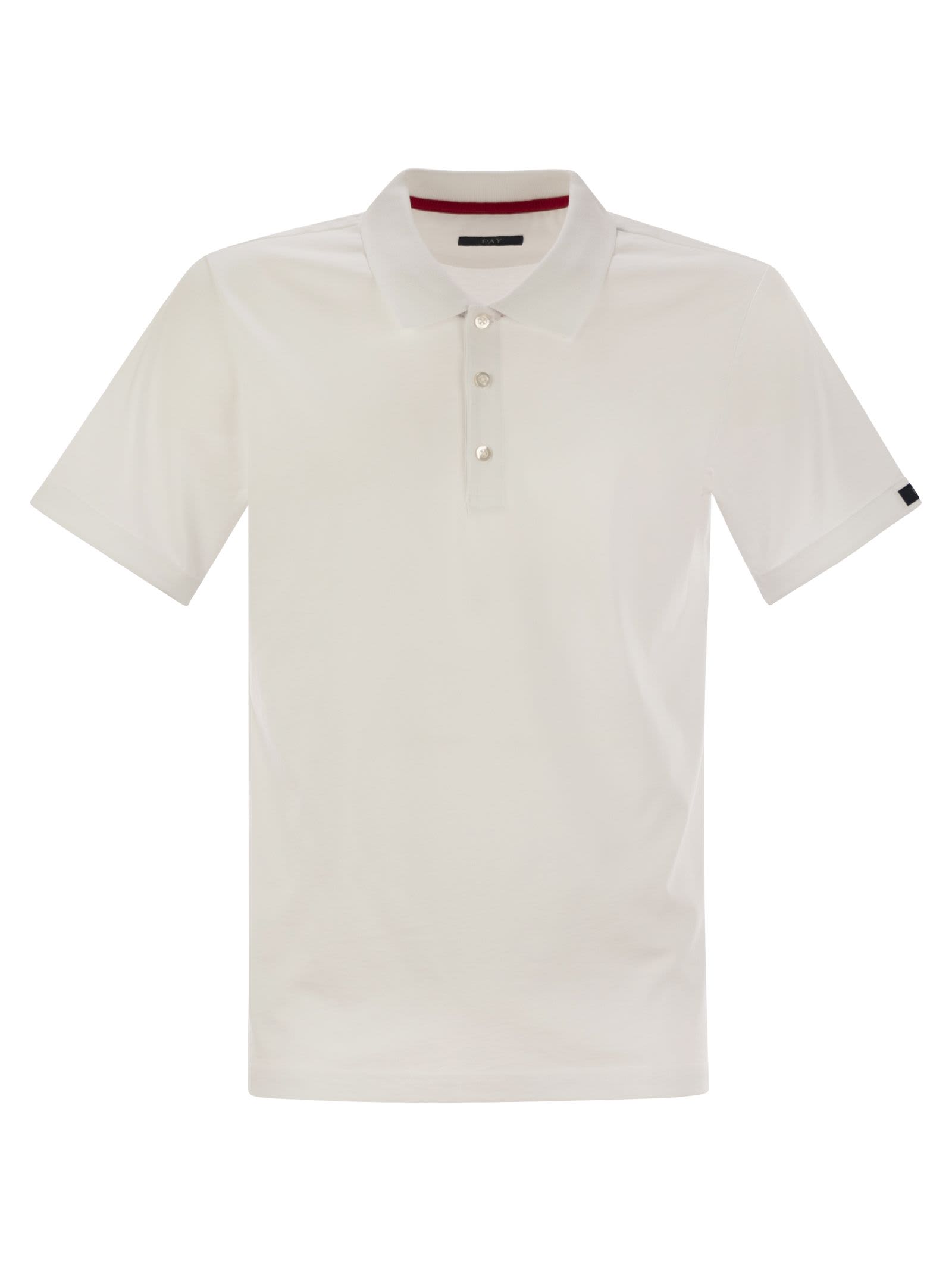 Fay Short-sleeved Cotton Polo Shirt
