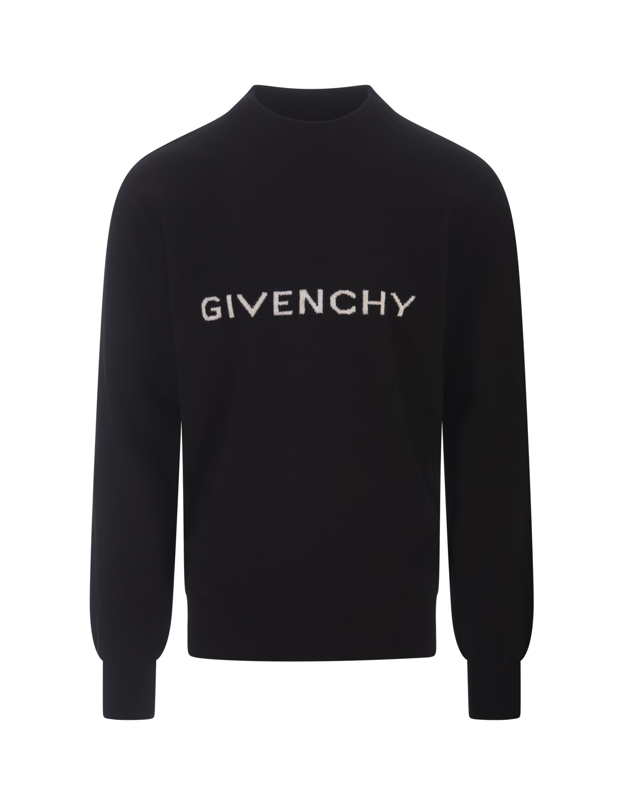 Givenchy Black Wool Pullover With Logo