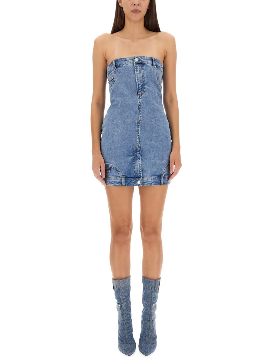 M05CH1N0 JEANS DENIM DRESS 