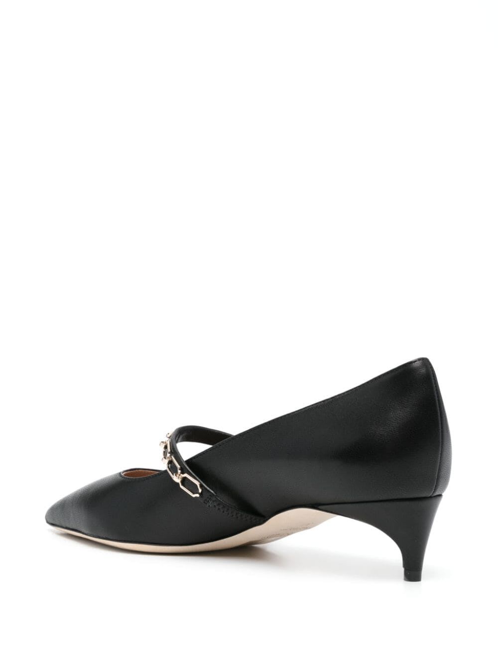 Shop Malone Souliers Virna 40 High Ballerinas In Black