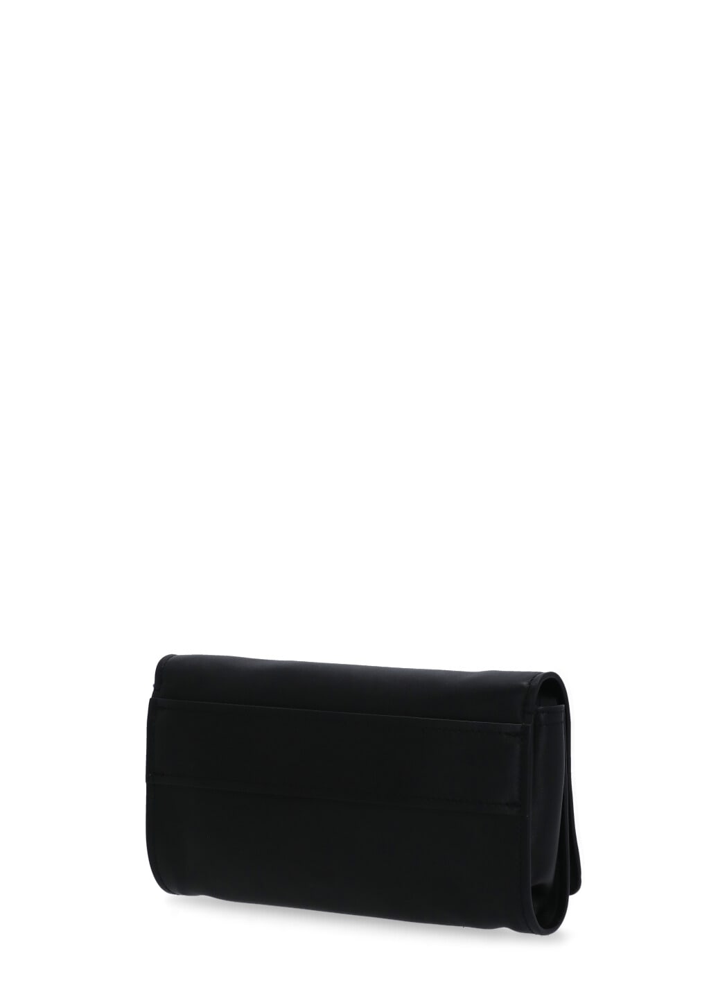 Moschino Morphed Buckle Shoulder Bag In Black
