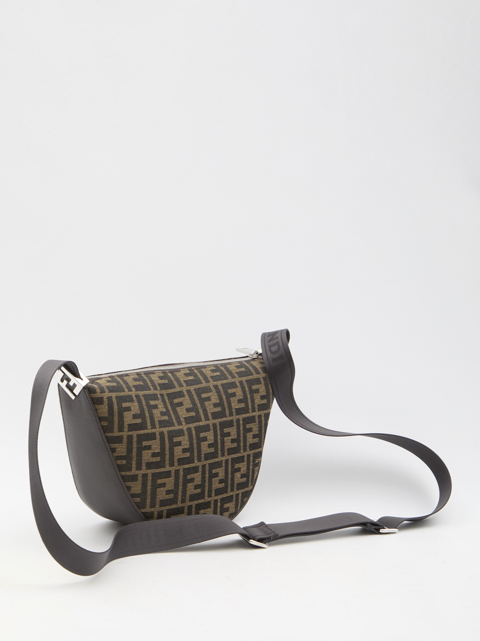 Shop Fendi Small  Melon Bag In Beige