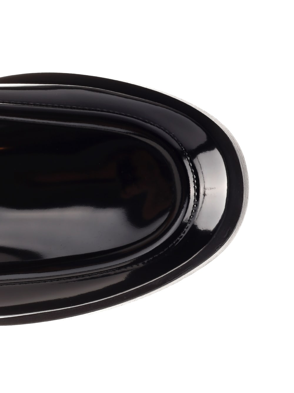 Shop Dolce & Gabbana Glossy Black Loafer In Nero