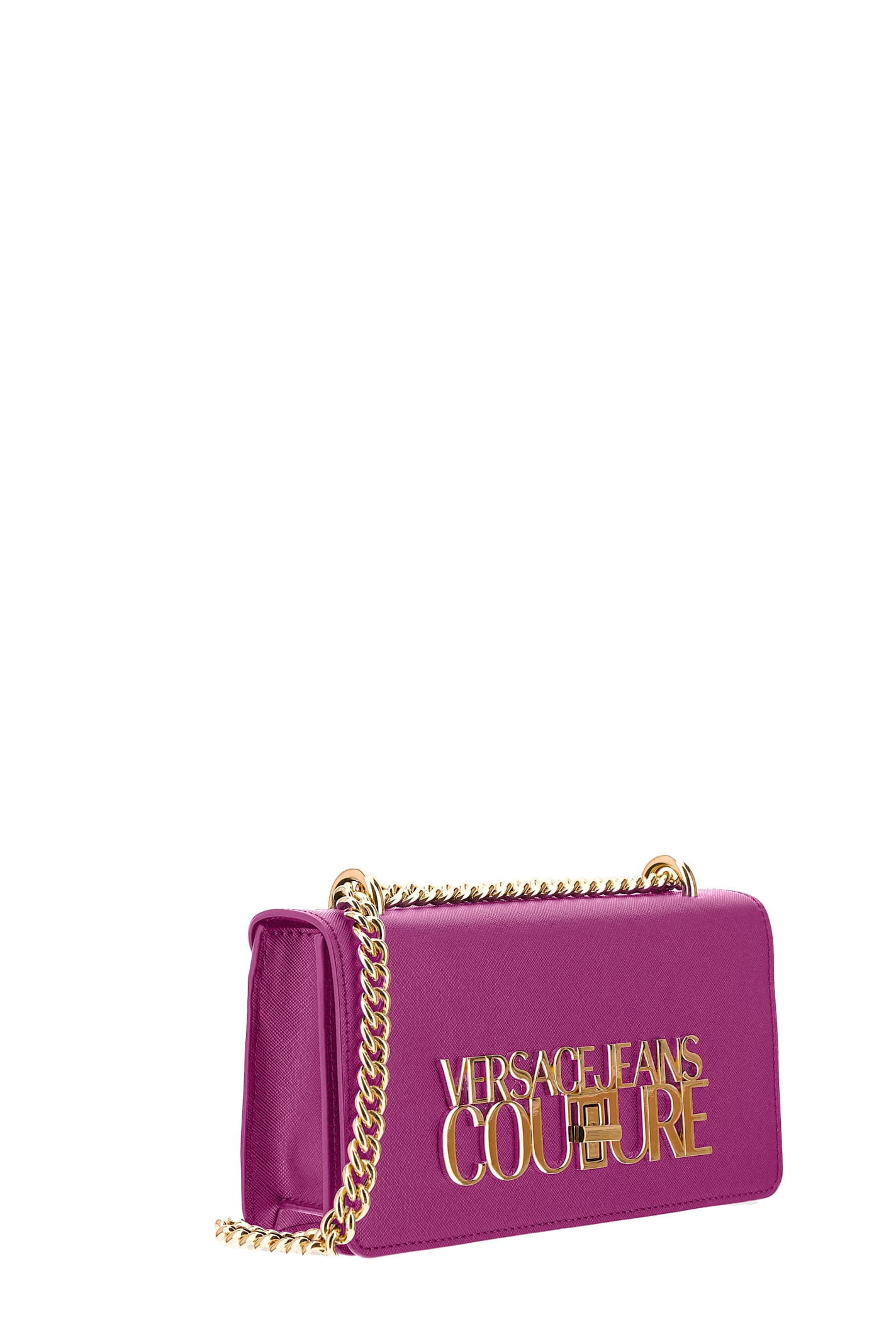 Shop Versace Jeans Couture Bag In Purple