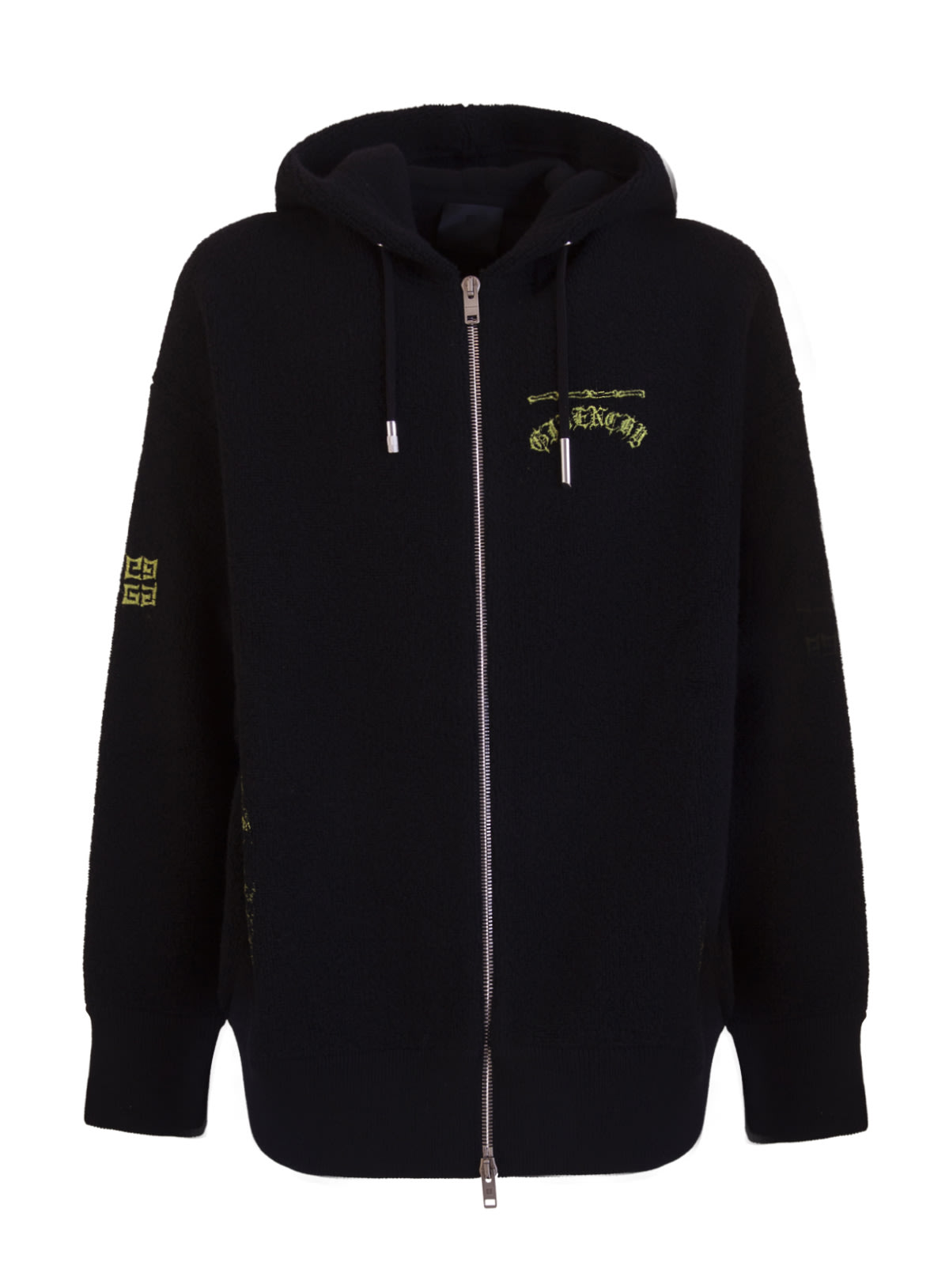 Givenchy Embroidered-logo Wool Hoodie