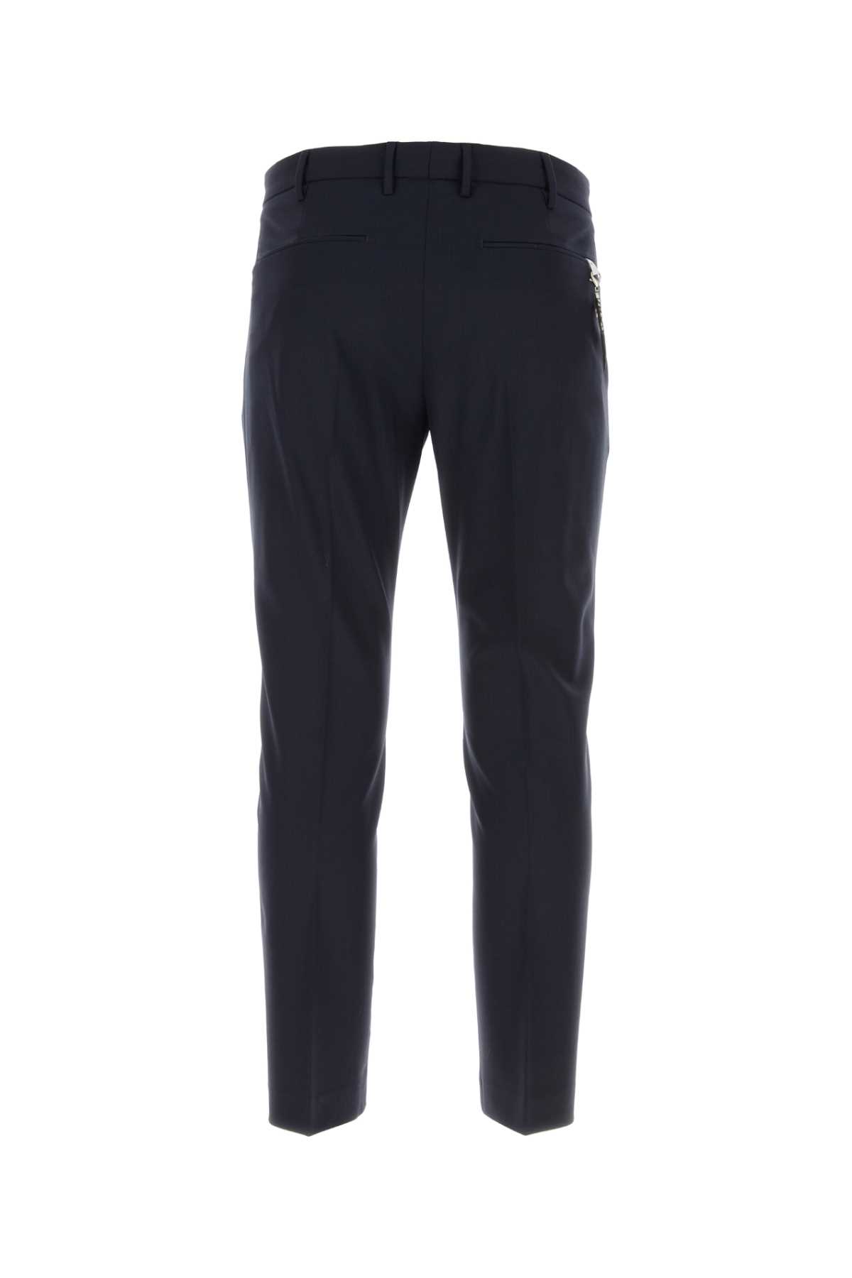 Shop Pt01 Midnight Blue Stretch Wool Edge Cigarette Pant In 0360