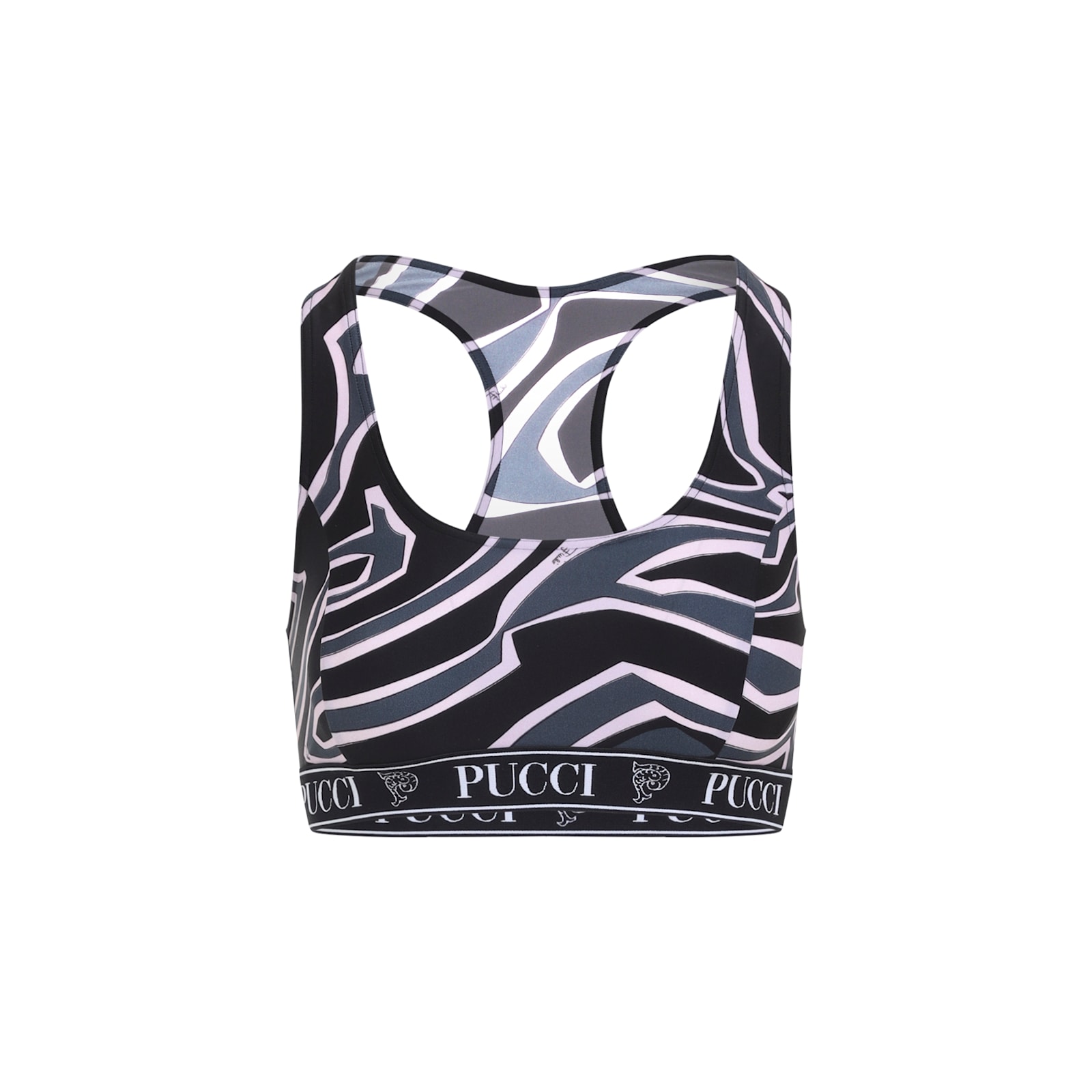 Pucci Geometric Racerback Top For Modern Style In Multi