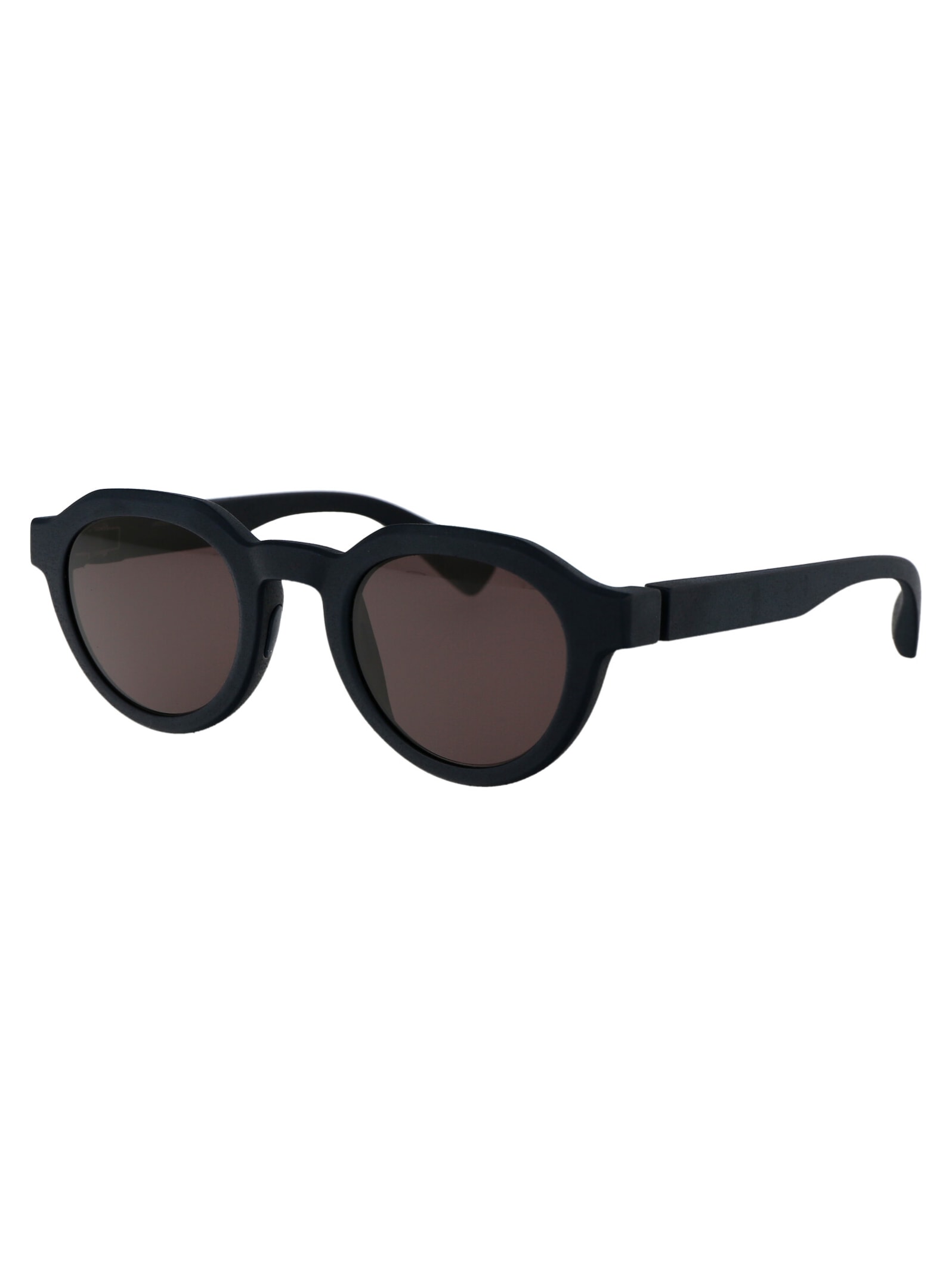 Shop Mykita Dia Sunglasses In 346 Md34-indigo Brown Solid