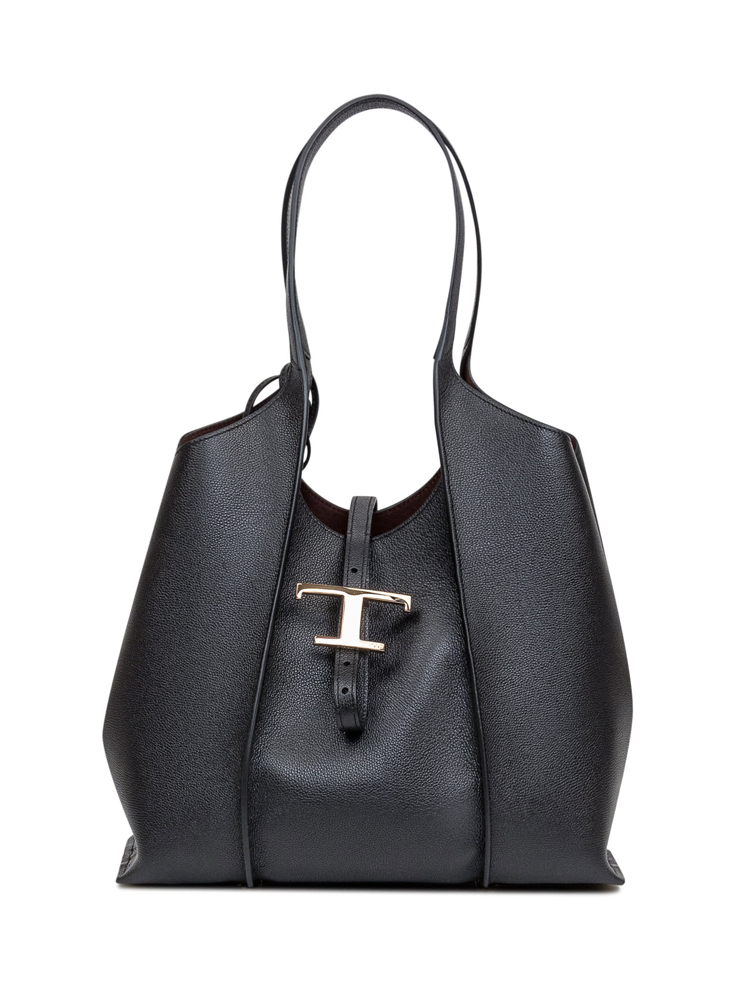 Shop Tod's Shopping Bag In Nero