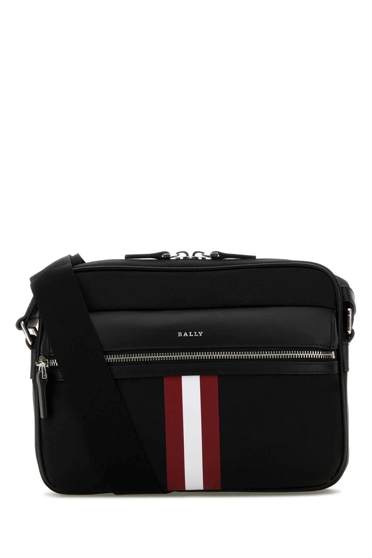 Black Canvas Tharek Crossbody Bag