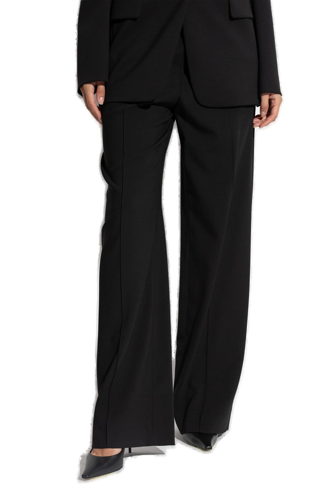 Dolce & Gabbana Pressed-crease Trousers In Nero