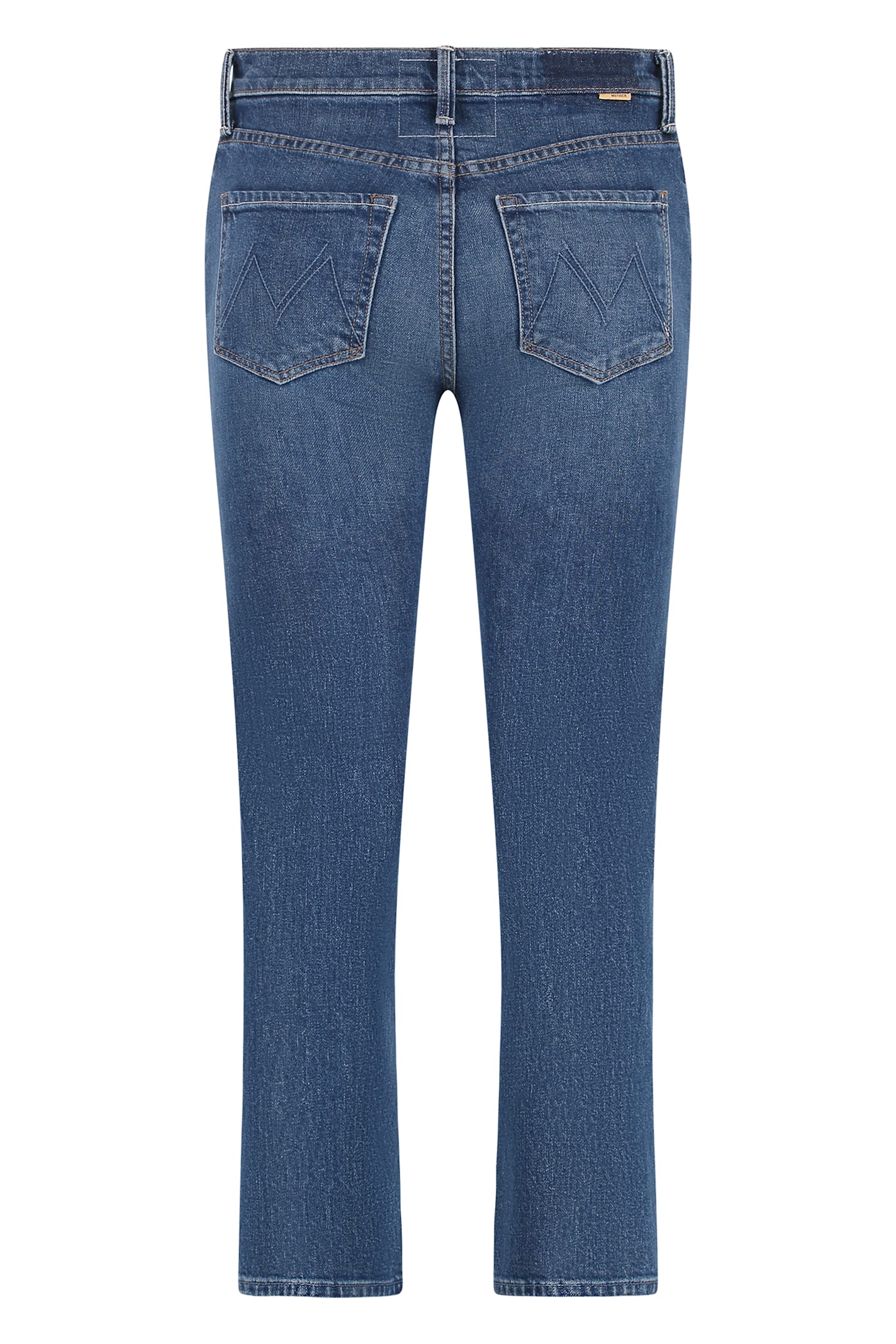 Mother The Tomcat Ankle Straight Leg Jeans In Denim
