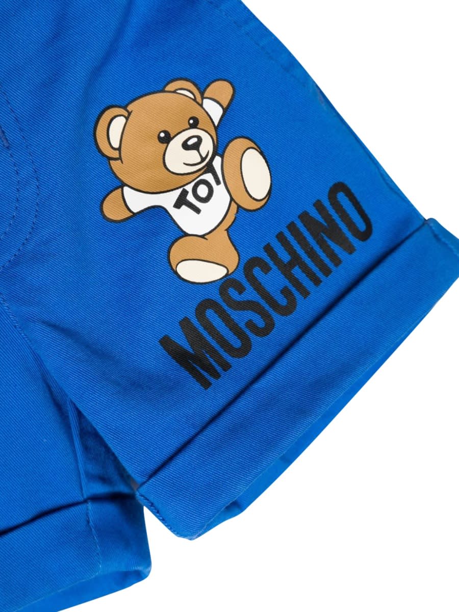 Shop Moschino Shorts In Multicolour