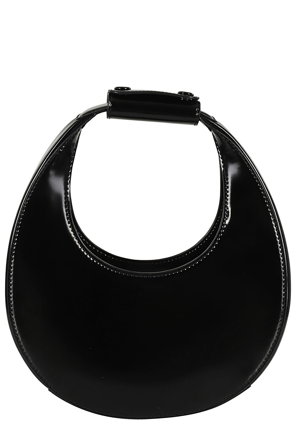 Shop Staud Mini Moon Bag In Blk Black