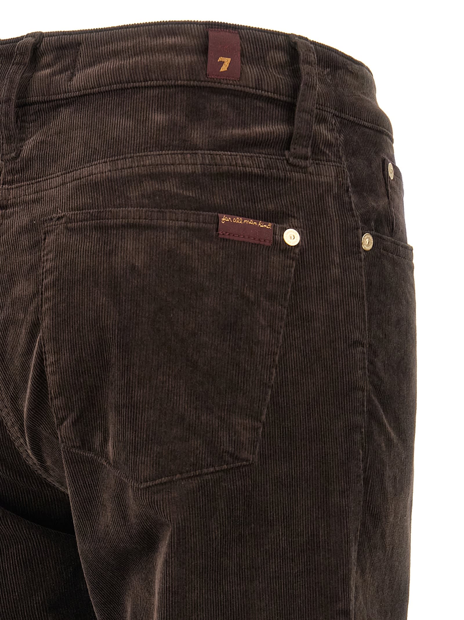 7 For All Mankind Calie Pants In Brown