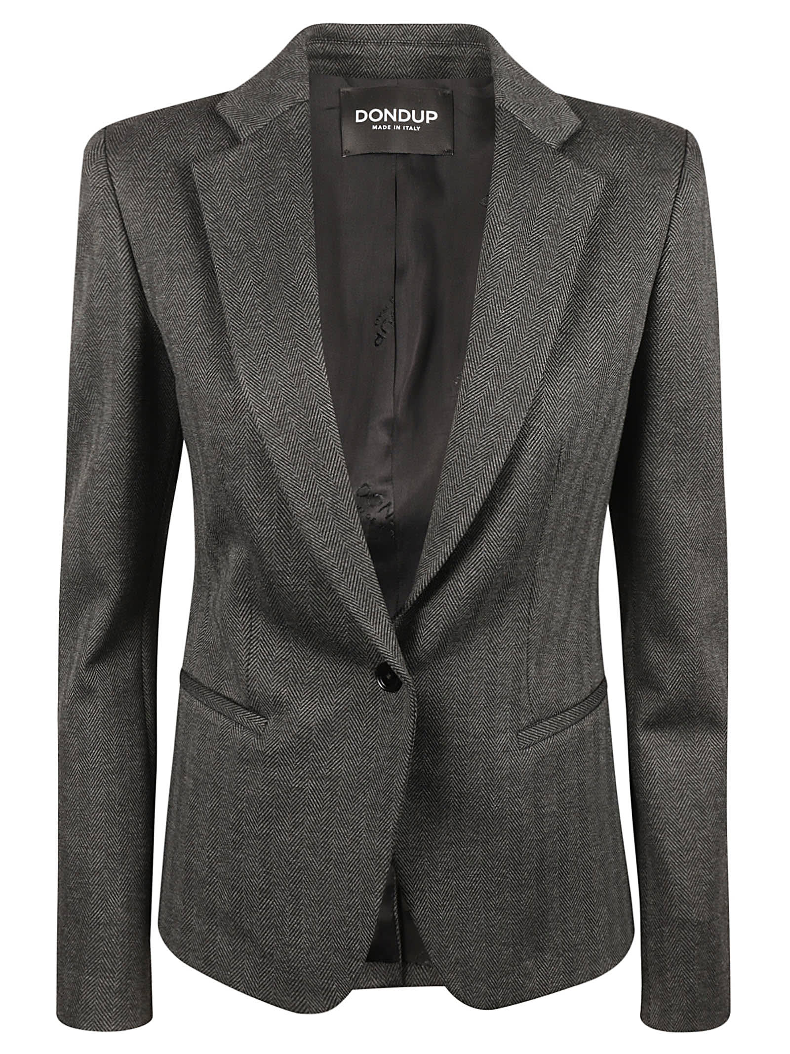 Rear Slit Slim Fit Blazer Dondup