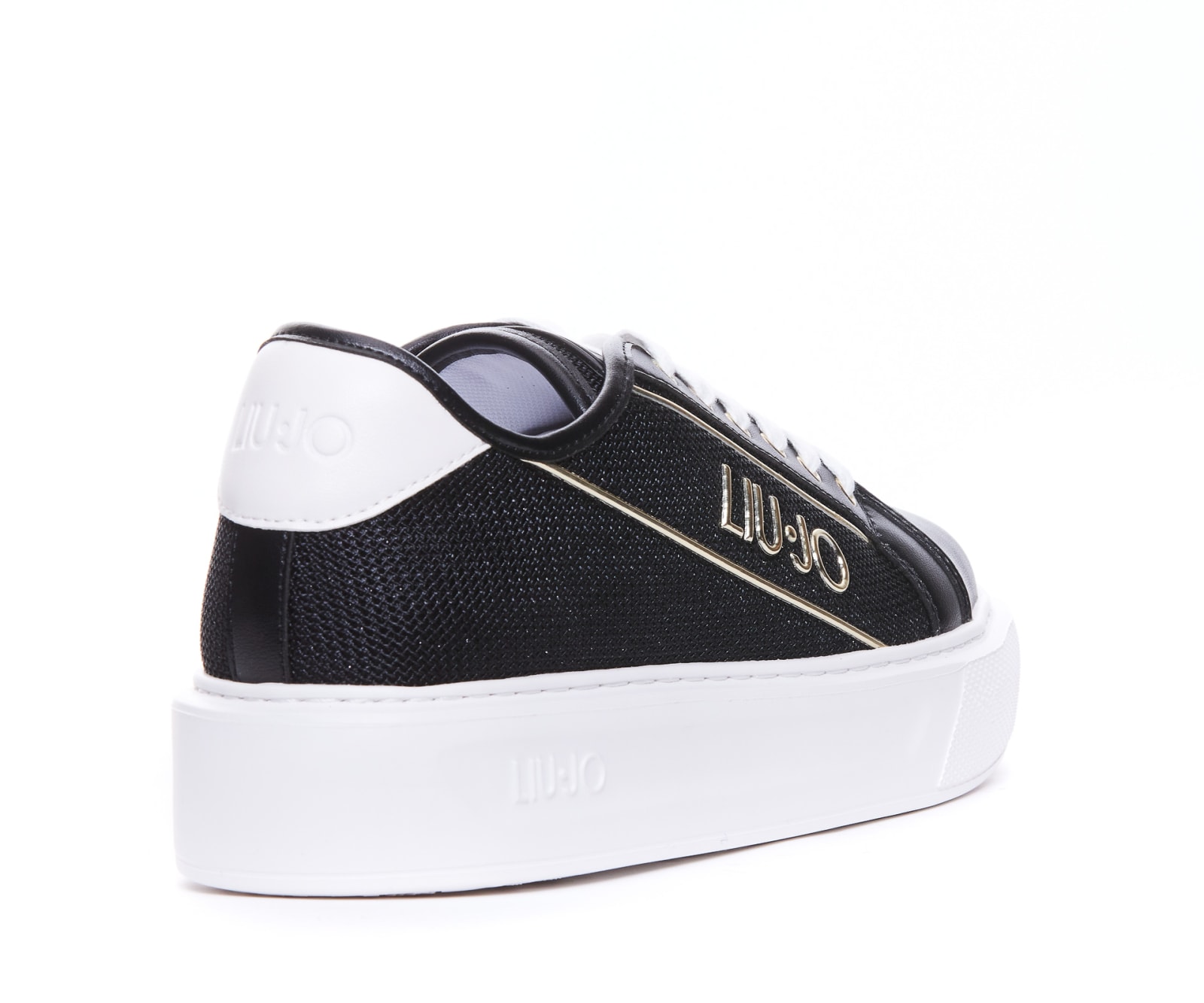 Shop Liu •jo Kylie Sneakers In Black