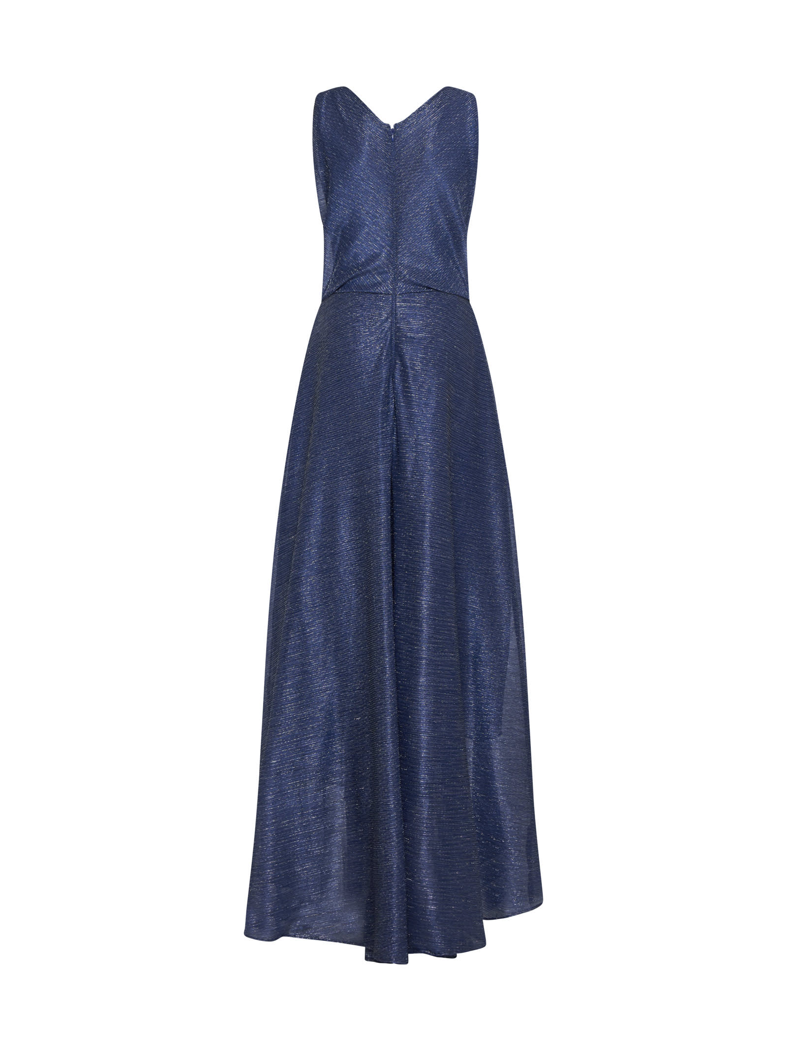 Shop Talbot Runhof Dress In Electric Blue