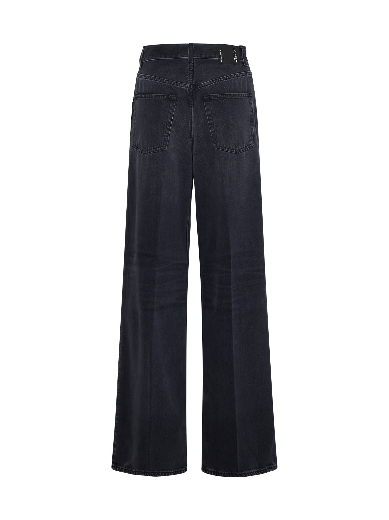 Shop Haikure Jeans In Black Tencel