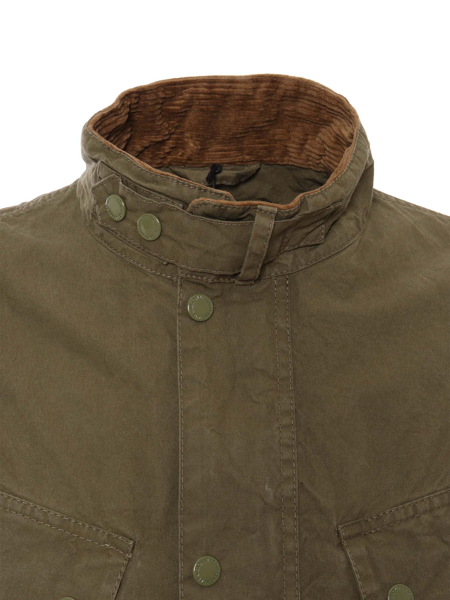 Shop Barbour Green Military Jacket