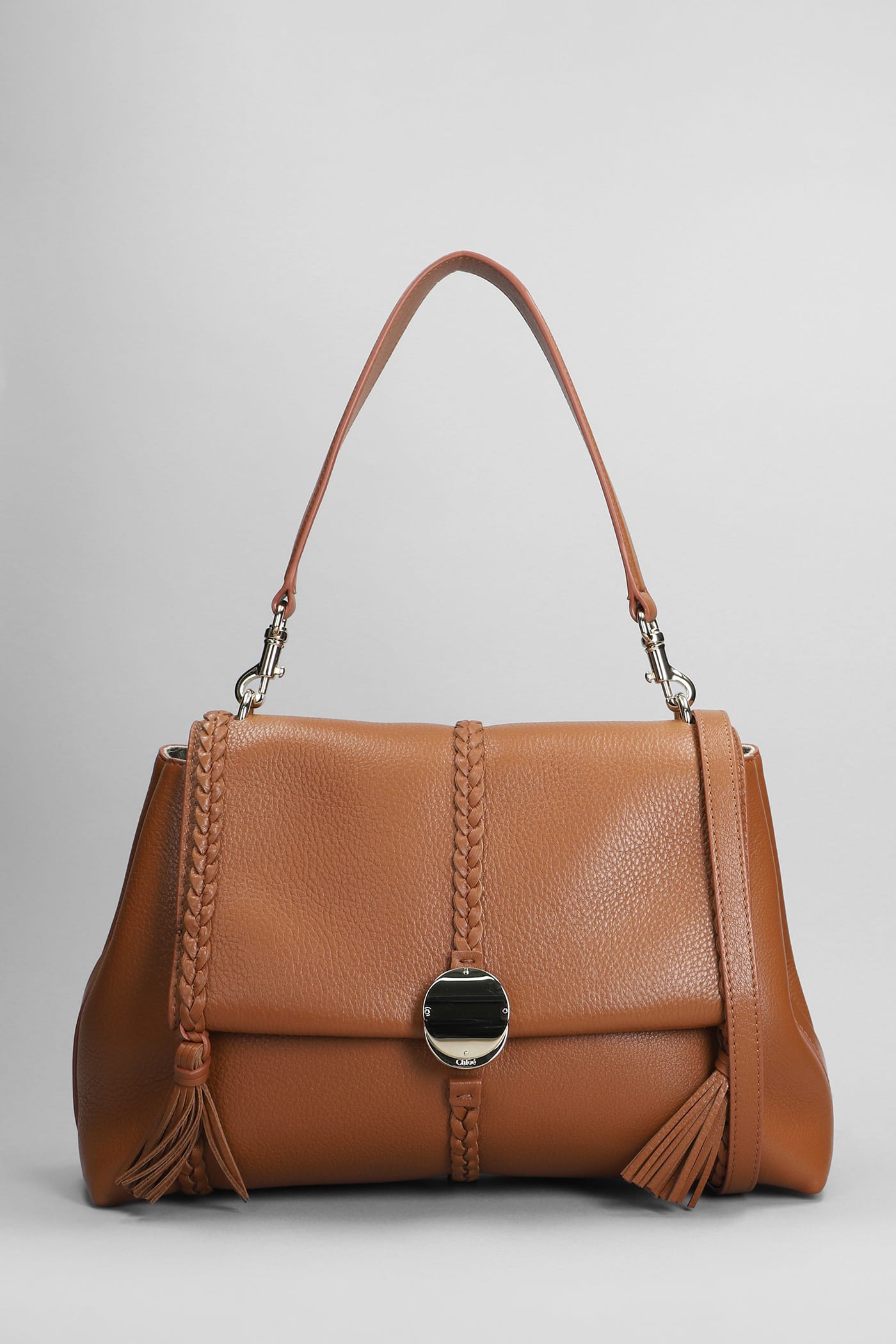 Chloé Penelope Shoulder Bag In Leather Color Leather
