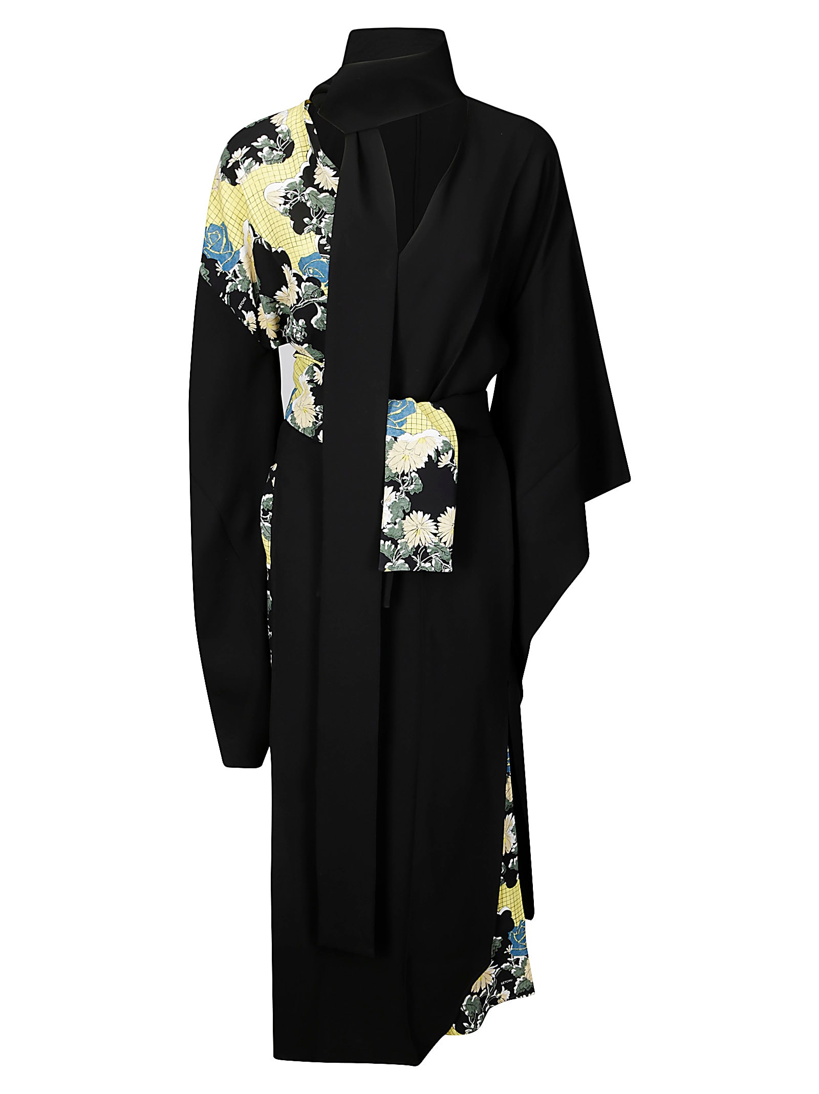 Kimono Dress Silk Print