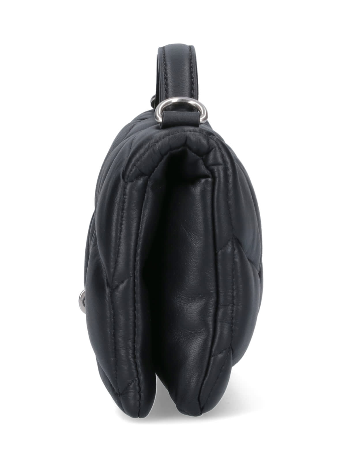Shop Mulberry Mini Crossbody Bag Softie In Black