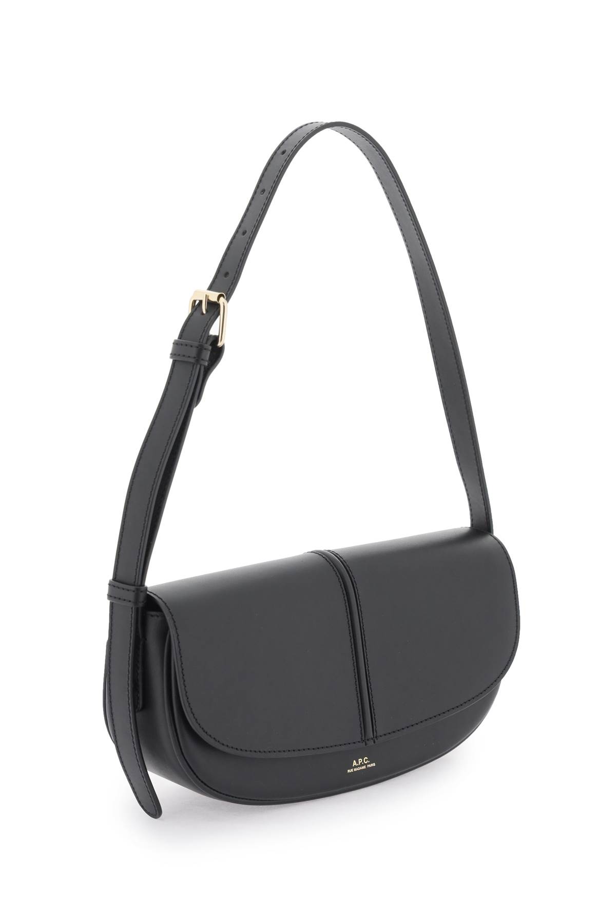 Shop Apc Betty Shoulder Bag In Lzz Noir