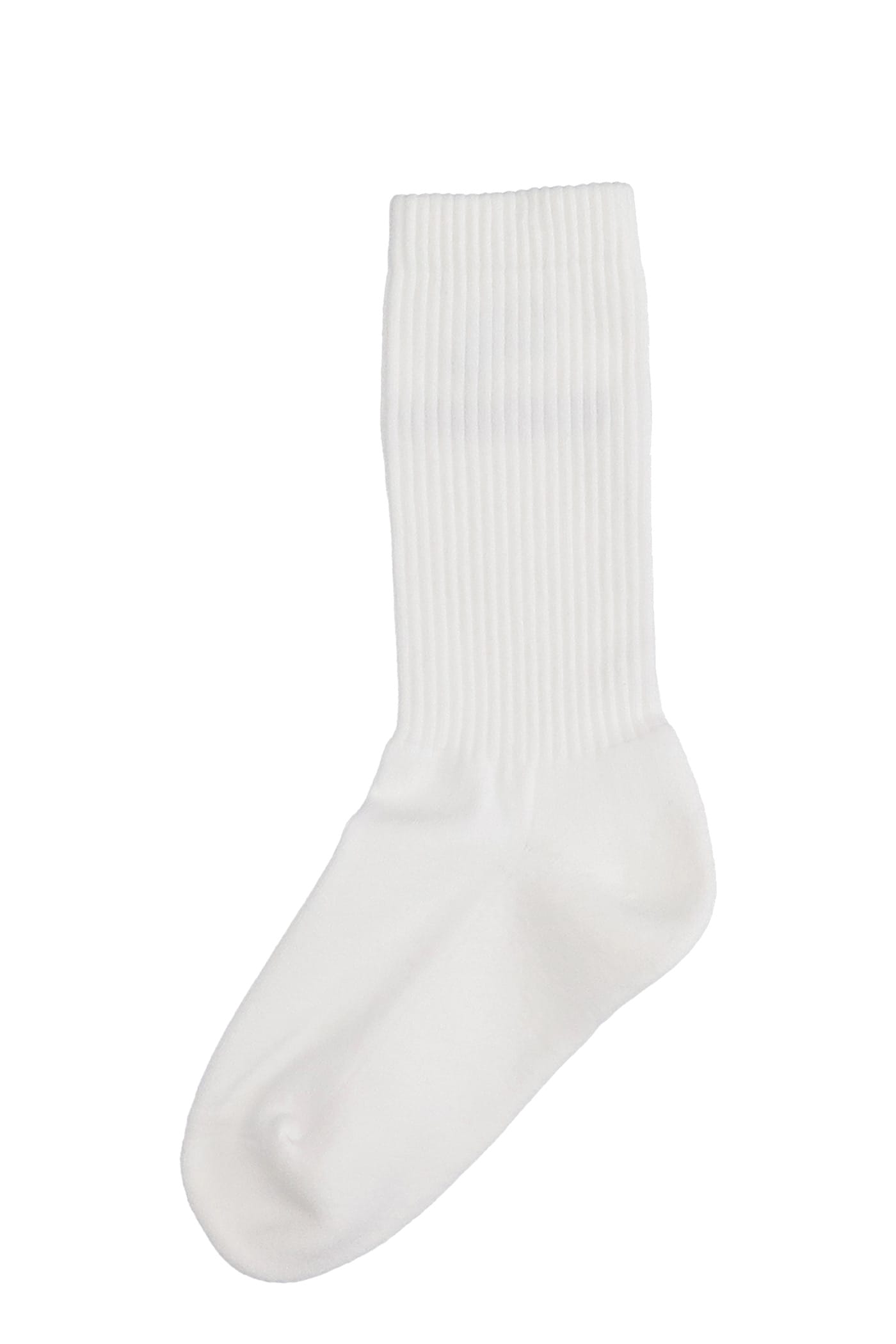 Shop Balenciaga Socks In White Cotton