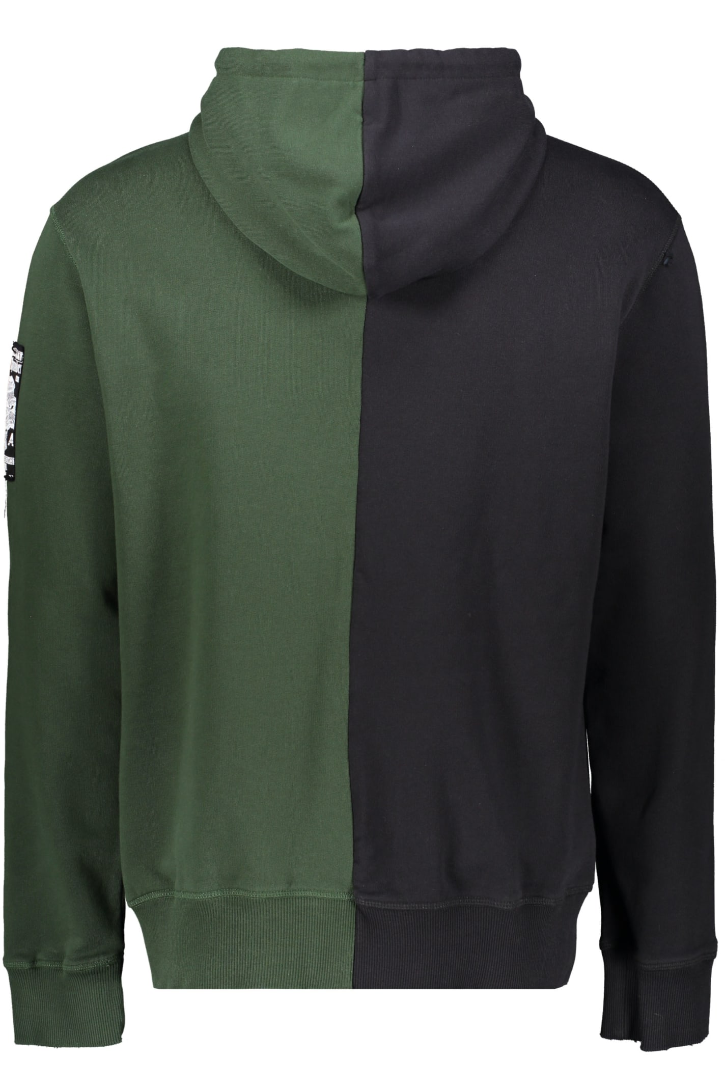 Shop Fred Perry Full Zip Hoodie In Green