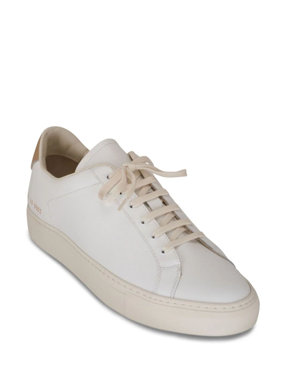 Shop Common Projects Retro Bumpy Sneaker In White Tan
