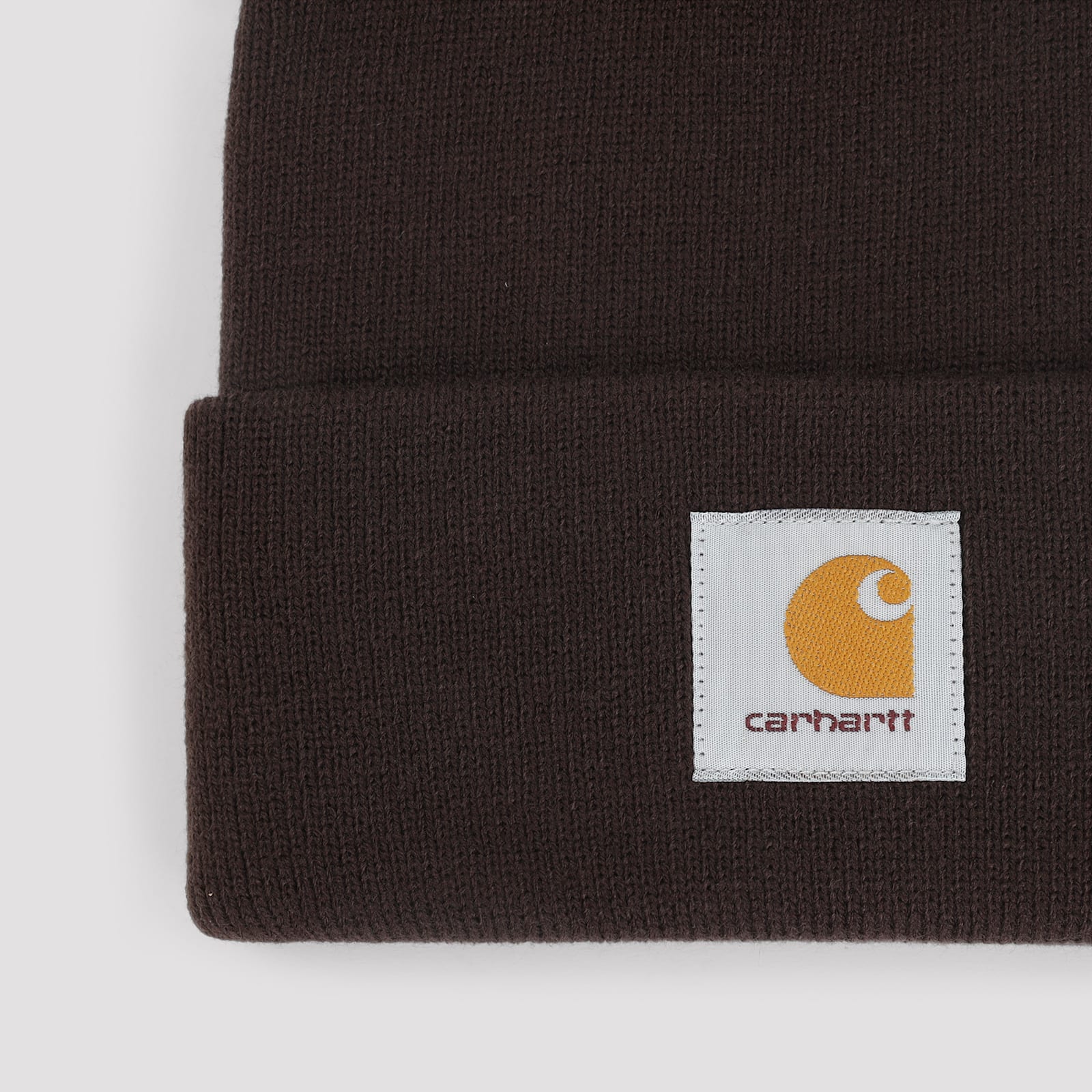 Carhartt Short Acrylic Watch Hat Tobacco In Brown