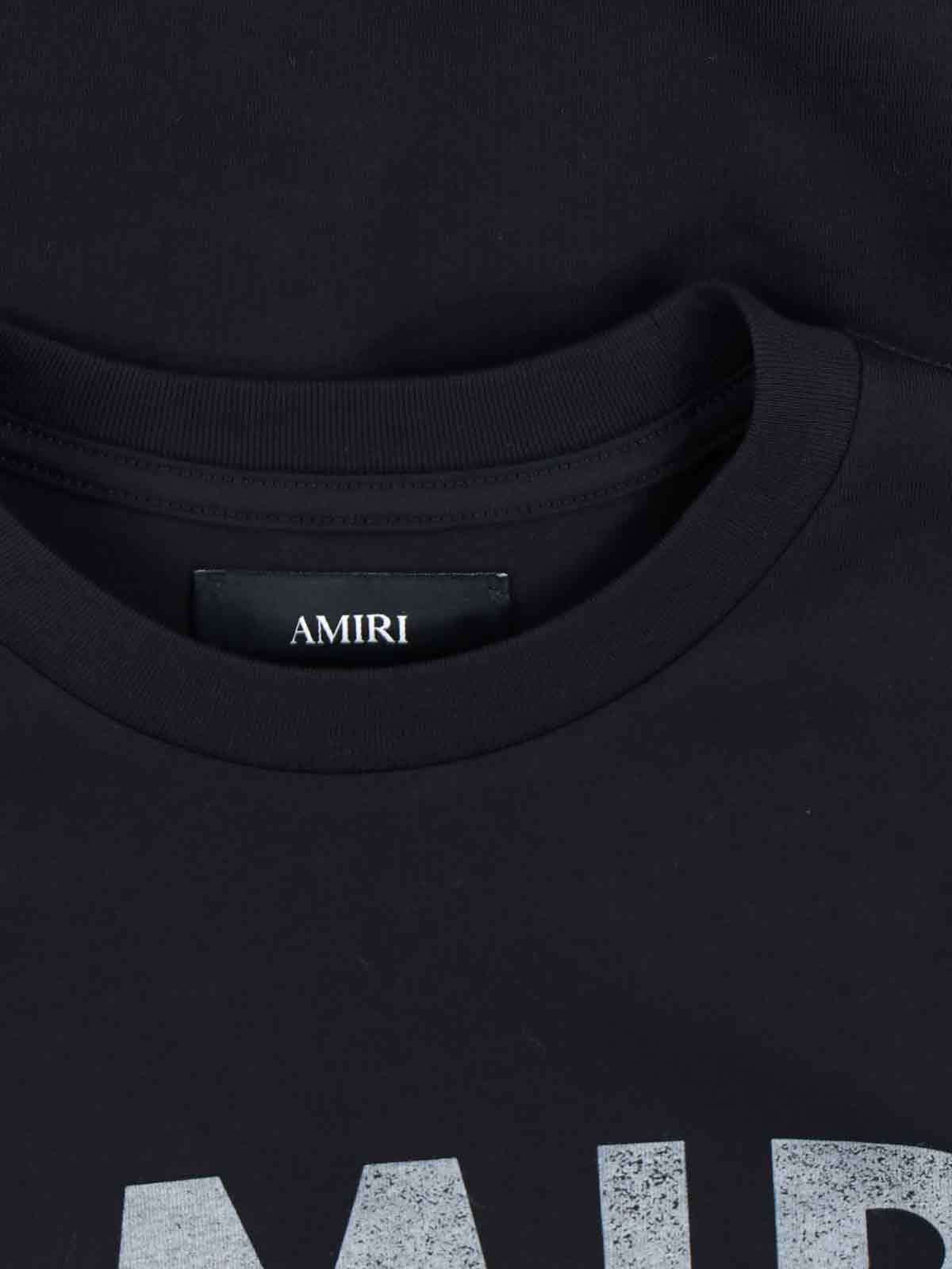 Amiri Stencil T-shirt In Blue
