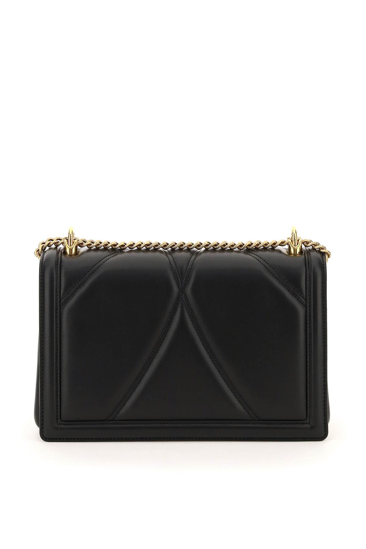 Dolce & Gabbana Large Devotion Shoulder Bag In Nero (black)