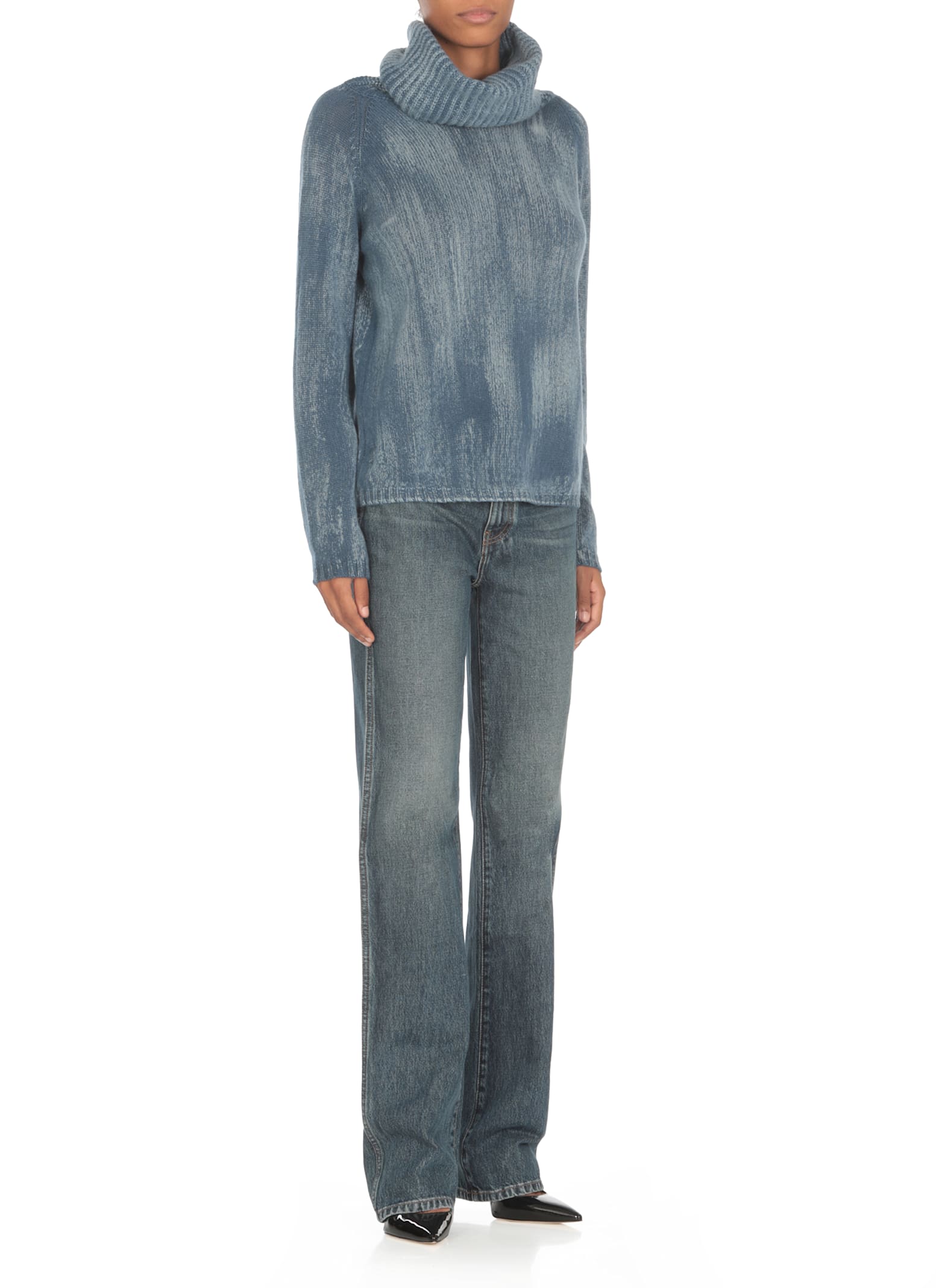 Shop Avant Toi Cashmere Sweater In Blue