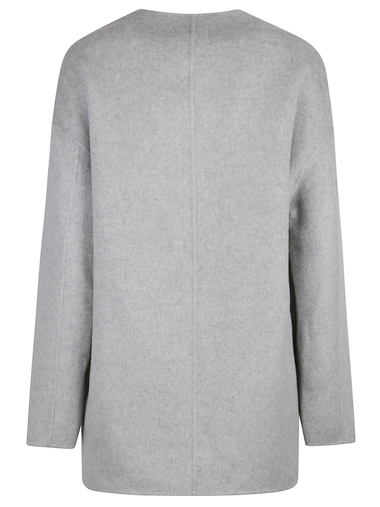 LOULOU STUDIO GIO ROUND NECK SHORT COAT 
